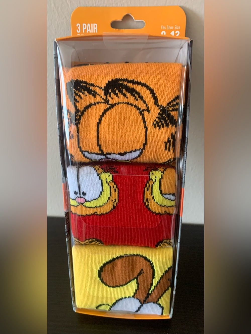 Garfield Cartoon Crew Socks